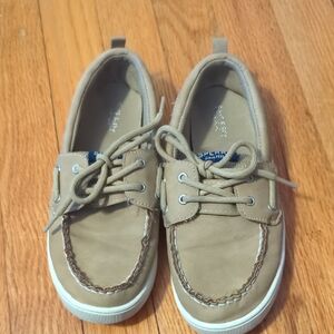 Sperry Kids Beige Lace-Up Sneakers